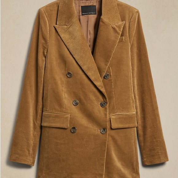 Banana Republic Jackets & Blazers - NWOT Banana Republic Rivoli Corduroy Blazer - Camel